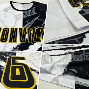 Conjunto de Camisetas de Fútbol Personalizadas con Estampado Sublimado, Absorbentes de Humedad, Uniformes de Práctica para Equipos Adultos Unisex, 100% Poliéster, Manga Corta, Rojo - Product Image 4