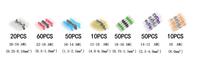 Fournisseur de bornes électriques étanches, matériaux plastiques isolés avec connecteurs thermorétractables, type à sertir à souder