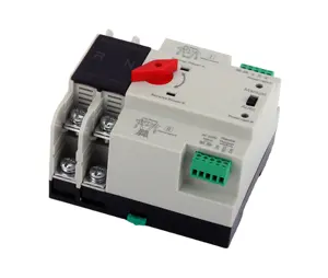 2P 63A Solar Power Inverter Uninterruptible Switch Dual Power Automatic Transfer Switch ATS