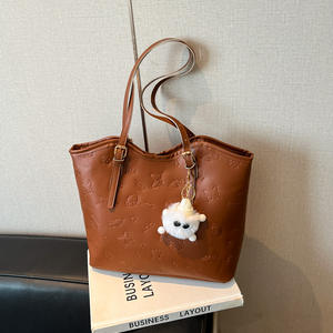 Women's New Fashion Large Capacity <b>Tote</b> <b>Bag</b> Simple Casual Shoulder <b>Bag</b> Personality Style 2025 - Product Image 2