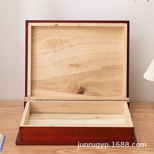 Caja de Madera para Caligrafía y Pintura, Rectangular, Hecha a Mano, para Regalo, Almacenamiento, Árbol Genealógico, Caja de Embalaje Universal - Product Image 5