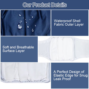 Famicheer पुरुष कुत्ता पालतू पेट लपेटें बैंड डायपर मध्यम कुत्ते पेशाब माहवारी डायपर - Product Image 3