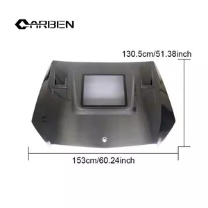 Le capot de voiture en fibre de carbone convient aux modèles Mercedes-Benz W205 Classe C C200, C250, C300, C43 AMG de <span class=keywords><strong>2015</strong></span> à 2019 - Product Image 2