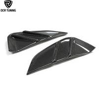 Garniture de ventilation de garde-boue en fibre de carbone sèche style MP G82 pour BMW G82 G83 M4 2021-ON, garniture de grille latérale en carbone véritable, kits de carrosserie