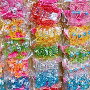 Mylu प्यारा पशु फूल लड़कियों के बाल बाल स्तन 6 pers/सेट बच्चों के लिए कार्टून रबर रस्सी की अंगूठी बच्चों के लिए लोचदार बाल संबंध - Product Image 4