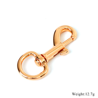 Mousqueton pivotant robuste en métal personnalisé avec clip à déclenchement rapide pour laisse de chien, sangle de sac à main, porte-clés et accessoires