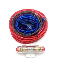 Kit de câblage d'installation d'amplificateur de voiture 1500W, câble d'alimentation 10ga, kit de câbles de voiture, ensemble de câbles de subwoofer audio pour voiture
