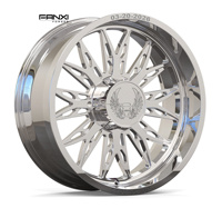 Jantes forgées FANXI noires usinées 20x10 22x12 24x12 24x14 26x14 pour GMC SIERRA 3500 4x4 tout-terrain Ford F250 8x170 F150 6x135