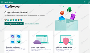 Assistance en ligne 24h/24 et 7j/7, invitation de partage familial 365 jours, 1 an d'espace de stockage cloud de 1 To, utilisez votre propre adresse e-mail, 5 appareils, livraison numérique mondiale - Product Image 2