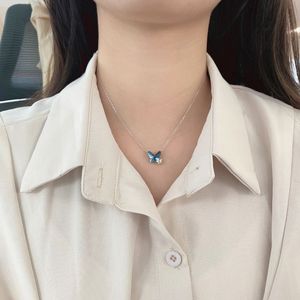 Fashion Women S925 Sterling Pendant <strong>Mother</strong> and <strong>Daughter</strong> <strong>Jewellery</strong> Butterfly Necklace Silver Womens <strong>Jewellery</strong> - Product Image 2