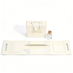 Emballage personnalisé pour extensions de cheveux, boîte rigide magnétique pliable, emballage de luxe pour perruque, emballage de présentation de cadeau - Product Image 5