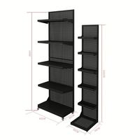 Étagère de présentation en métal réglable, moderne, portable, détachable et multifonctionnelle pour l'affichage de produits en magasin d'alimentation et de snacks