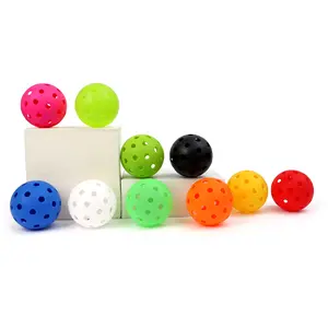 Custom Cheap 40 Holes Compatetive Pickleball Balls 40 Outdoor