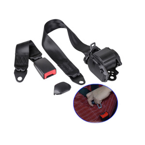 Ensemble de ceintures de sécurité à trois points pour camions, fourgonnettes, autobus, ceinture de sécurité rétractable automatique, camion moyen, ABS, acier, polyester - Product Image 4