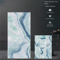 Luxuriöses Modernes Design 750x1500 Vollkörper-Marmor-Porzellan-Bodenfliese 600x1200 Porzellan-Wandfliesen Säurebeständig 5 Jahre Garantie