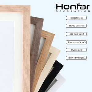 Cornice per Foto in Quercia <span class=keywords><strong>Fine</strong></span> Finishes 11x14 da Parete con Passepartout per 8x10, Cornici in Legno Massiccio per Arte Murale, Foto e <span class=keywords><strong>Stampe</strong></span> - Product Image 2