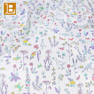 Tissu en popeline de coton 100% BILU à imprimé floral <span class=keywords><strong>Theo</strong></span> 80S pour vêtements et robes - Product Image 3