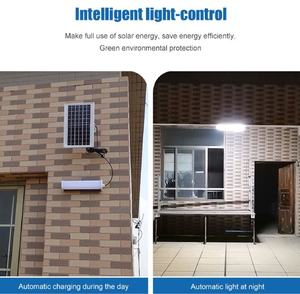 Luce solare a LED Batten con tubo di alluminio IP65 alimentato a batteria per interni ed esterni <span class=keywords><strong>Garage</strong></span> Carport stazione degli autobus illuminazione - Product Image 2