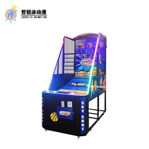 Münz betriebenes Indoor-Vergnügung zentrum Neue elektronische <span class=keywords><strong>Basketball</strong></span> maschine Amusement Street <span class=keywords><strong>Basketball</strong></span> Shoot Hoops Game Machine - Product Image 1