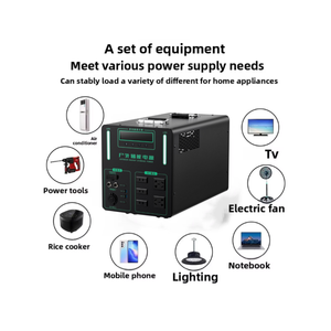 Outdoor <b>Mobile</b> Power Supply High-Power Portable Energy Storage Station Jump Flashlight Camping Household High-density Lithi - Product Image 2
