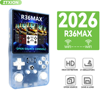 Console de jeu portable R36 Max 64 Go 15000 jeux écran 4 pouces lecteur de jeu portable rétro classique Consoles de jeux vidéo