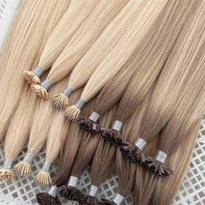ผมต่อแบบเคราตินปลายคู่สีบลอนด์ ขายส่ง ผมแท้รัสเซีย เรมี่ เกรดดับเบิ้ลดรอว์น - Product Image 1