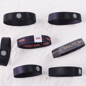 Nfc Armbänder Armband elastisches Armband stark dehnbar benutzer definierte Logo Bibel positive Wörter rfid elastisches Armband - Product Image 1
