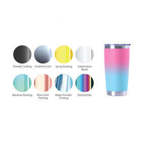 Tazza termica da viaggio per caffè a doppia parete da 20 once personalizzata tazza da caffè isolata in acciaio inossidabile con coperchio - Product Image 5