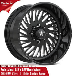 Jantes en alliage forgé American Force N54 Deep Lip 20-24 pouces 6x135 pour Ford F150 Raptor Lincoln Navigator Cadillac Truck - Product Image 1
