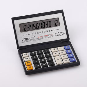 Calculatrice pliable Joinus Js771 à 12 chiffres avec fonction vocale, double alimentation, cadeau d'affaires, calculatrice électronique - Product Image 3