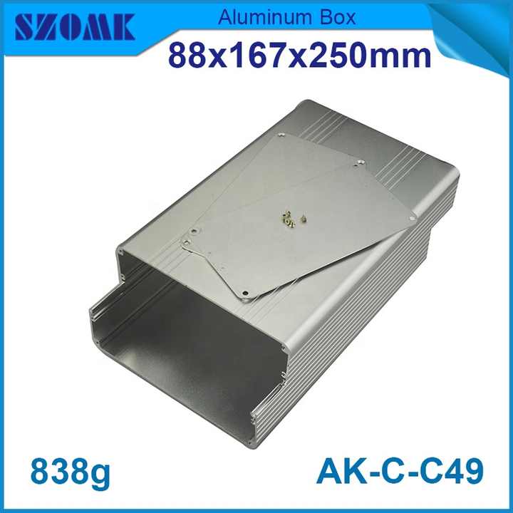 Scatola Di Progetto In Alluminio 55x106x150mm - Custodia Elettronica Fai Da Te, Dissipazione Calore - Foto 3