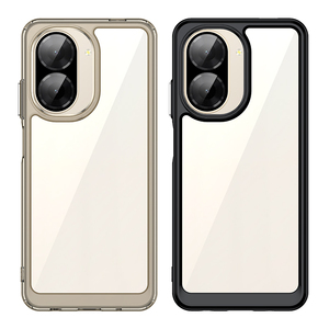 2 en 1 Transparent Exquisite Phone Case pour Redmi A5 4G/A1/A1 +/A2/A2 +/A3/A3X Independent Metal Button Anti Drop Protection Cover - Product Image 5