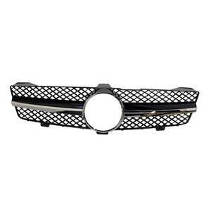 กระจังหน้า Mercedes-Benz W219 แบบแท่งเดี่ยว สีดำ ทำจากพลาสติก ABS อะไหล่เปลี่ยนกันชนหน้า - Product Image 2