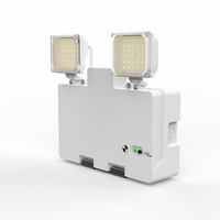 CE CB RoHS Zertifizierte LED Doppelkopf-Notbeleuchtung IP65 Nicht-Dauermontiert Manueller Test 1720lm Batterie Deckenmontage Globales Projekt