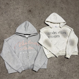 Fabrication de vêtements OEM ODM sur mesure : Sweat à capuche vintage délavé et vieilli, brodé et imprimé, coupe courte - Product Image 3