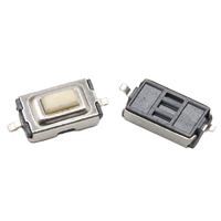 Interrupteur Tactile 3x6x2.5mm à 2 Broches SMD, Mini Bouton Poussoir à Activation Supérieure, Interrupteur Tactile à Montage en Surface pour Électronique Grand Public