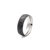 Nouvelle conception, bague en acier inoxydable de style nordique rétro, bague viking avec runes, amulette viking en acier inoxydable pour homme, bijoux de mode, cadeau