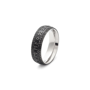 Anillo <span class=keywords><strong>Vikingo</strong></span> de Acero Inoxidable con Diseño <span class=keywords><strong>Nórdico</strong></span> Retro, Amuleto <span class=keywords><strong>Vikingo</strong></span> de Acero Inoxidable para Hombre, Joyería de Moda, Regalo - Product Image 6