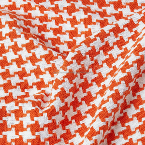 Manta de algodón tejida a mano con patrón de cuadros rojos, para el hogar Decoración rústica, manta tejida al por mayor con flecos - Product Image 1