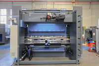 Presse plieuse CNC électrohydraulique de 250 tonnes et 3200 mm pour tôles d'acier au carbone synchronisées avec commande DELEM DA66S