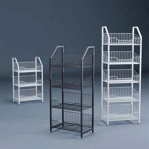 Estante de exhibición de metal Exhibición de alimentos de metal inoxidable personalizada Mini pequeños aperitivos Soporte de exhibición de almacenamiento de dulces - Product Image 1