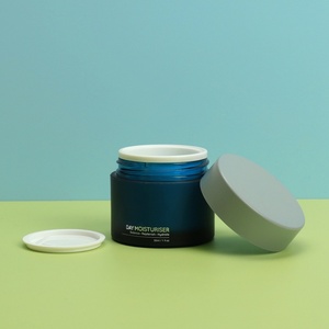 Pot cosmétique rond vide en plastique PP vert de 3 ml, adapté à la sérigraphie, avec bouchon à vis pour crème visage et lotion - Product Image 2