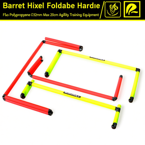 อุปกรณ์ฝึกความคล่องตัวแบบพับได้ Barret Hinged Foldable Hurdle ทำจากโพลีโพรพิลีน ขนาด 32 มม. สูงสุด 20 ซม. - Product Image 2