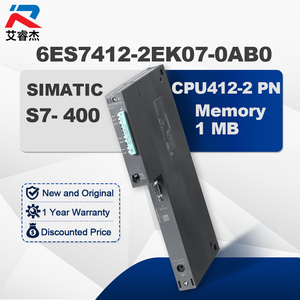 ซิมเมติก S7-400 6ES7412-2EK07-0AB0 CPU412-2 PN ชุดประมวลผลกลาง หน่วยความจำ 1MB 6ES74122EK070AB0 โมดูล PLC ของแท้ใหม่เอี่ยม - Product Image 1