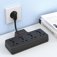 Multiprise avec protection contre les surtensions, rallonge électrique universelle, barre d'alimentation avec port USB
