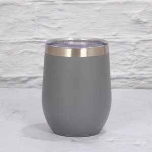12oz lindo vino café sublimación viaje tazas personalizadas tazas de acero inoxidable al por mayor vaso de cerveza de Metal - Product Image 4