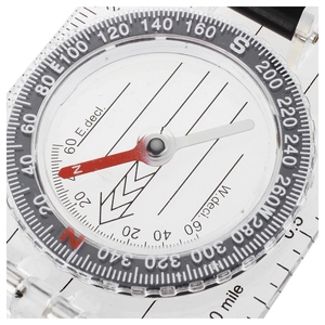 Carte de règle de boussole de plaque de base de <span class=keywords><strong>camping</strong></span> de navigation pliable bon marché en gros - Product Image 4