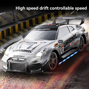 Voiture télécommandée RC 1:24 Nissan <span class=keywords><strong>GTR</strong></span> Drift Racing, modèle de voiture à quatre roues motrices, voiture de drift haute vitesse <span class=keywords><strong>GTR</strong></span> ABS, jouet de voiture RC en plastique pour garçon - Product Image 2