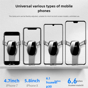 Household Sundries Durable Convenient Car Phone Holder <strong>360</strong> <strong>Degree</strong> Rotation <strong>Triangle</strong> Fixed Stable Car Air Outlet Phone Holder - Product Image 5