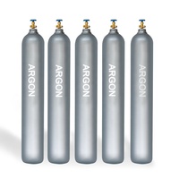 Precio de fábrica 40L 135Bar Ar Gas de soldadura 5N Gas de argón de alta pureza 99.999%